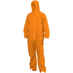 COVERALL DISPOSABLE SMS/ASBESTOS ORANGE 2XL